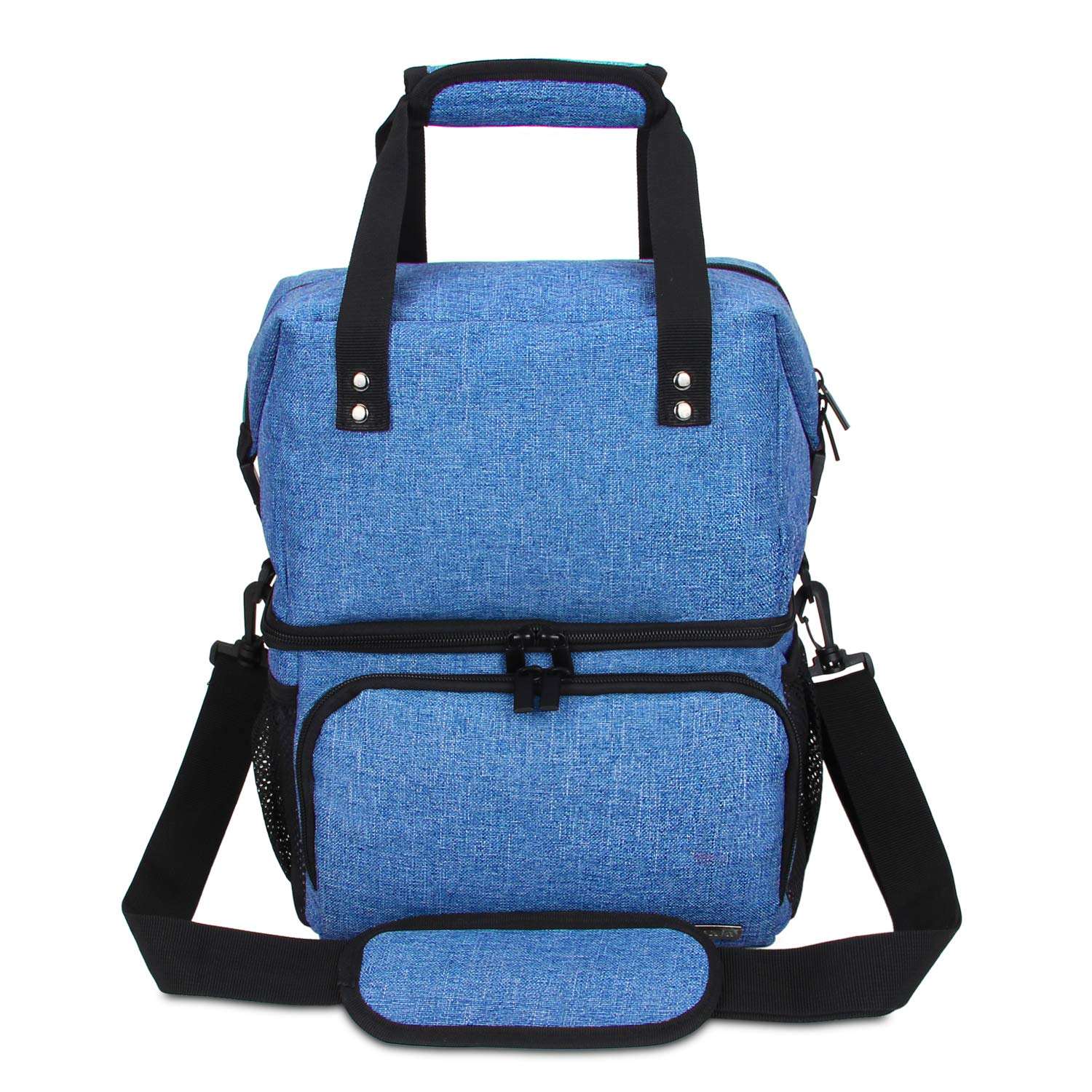 Paquete esencial de moda para mamá con organizador de almacenamiento de leche para bebé, bolsa de mano portátil para pañales de bebé
