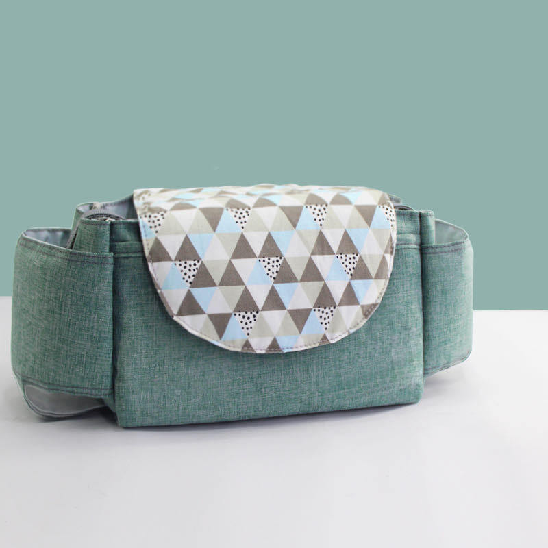 Bolsas de pañales grandes Cochecitos Cochecito de bebé portátil Bolsa colgante con portavasos