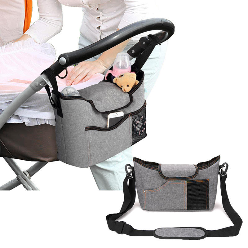 Bolsa de pañales portátil organizador cochecito bolsa maternidad Kinderwagen Tasche para el cuidado del bebé para mamá