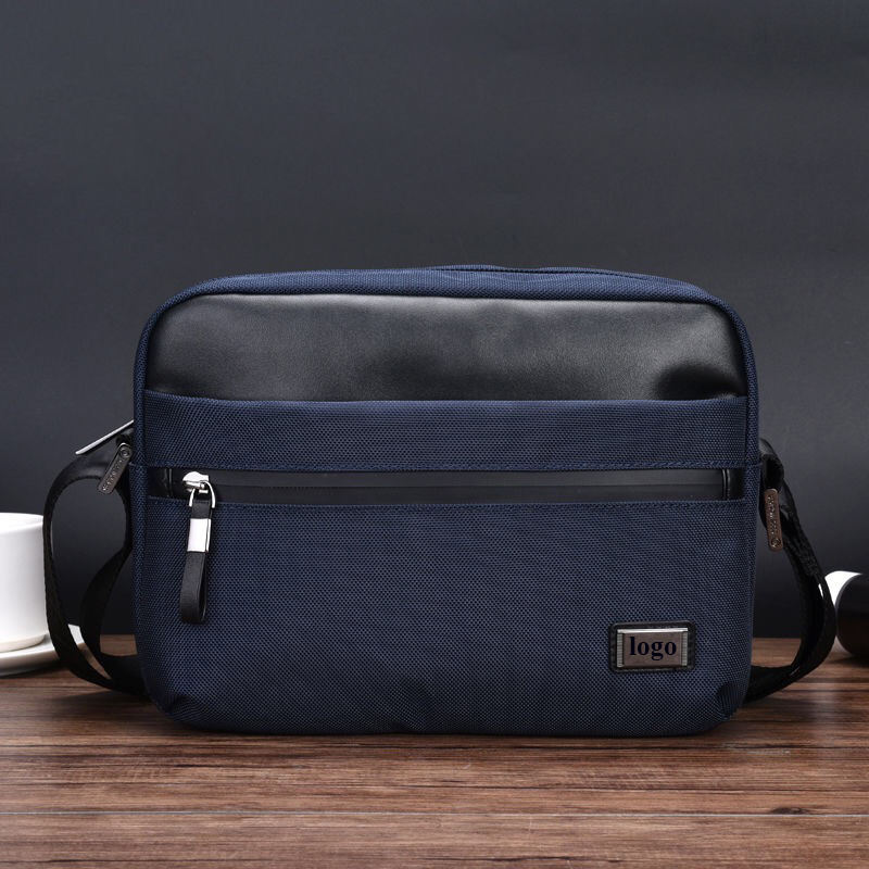 Bolso de hombro tipo bandolera de cuero oxford antirrobo para hombre, bolso cruzado impermeable de viaje ligero