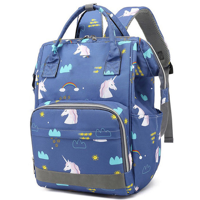 Bolsas de pañales de viaje unisex, mochila impermeable para mujer