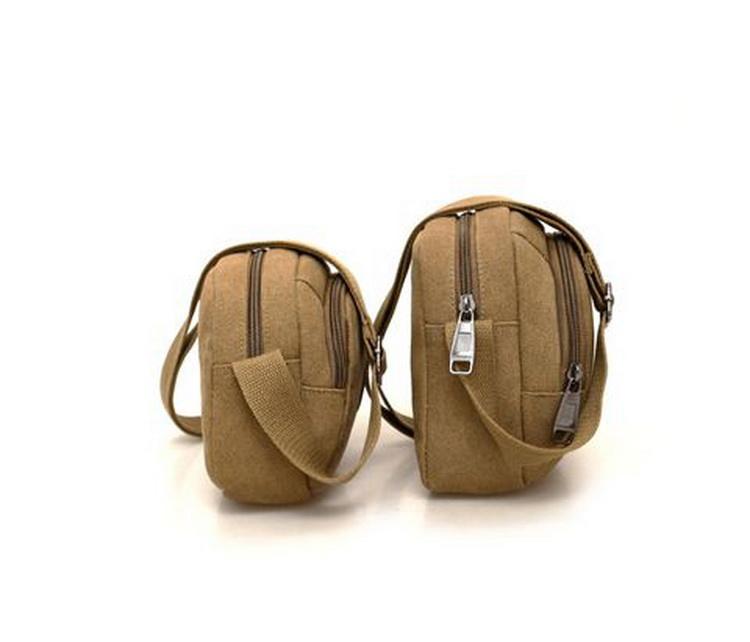 Bolso bandolera para hombre de alta calidad, bolso lateral de lona de algodón deportivo de diseñador vintage, bolsos de hombro