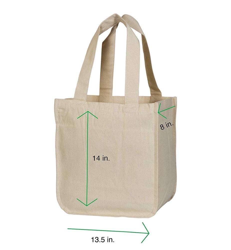 Bolsas de compras de lona personalizadas Bolsas de compras de tela Bolsas de compras reutilizables Bolsas ecológicas lavables de algodón orgánico