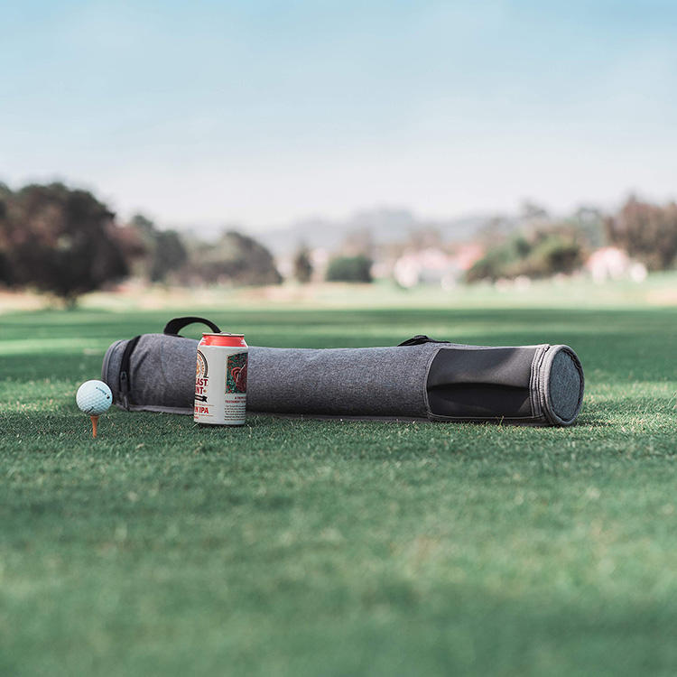 Tamaño personalizado 6 7 9 latas de cerveza Cooler Sleeve Utility Outdoor Sport Golf Cooler Bag para bebidas