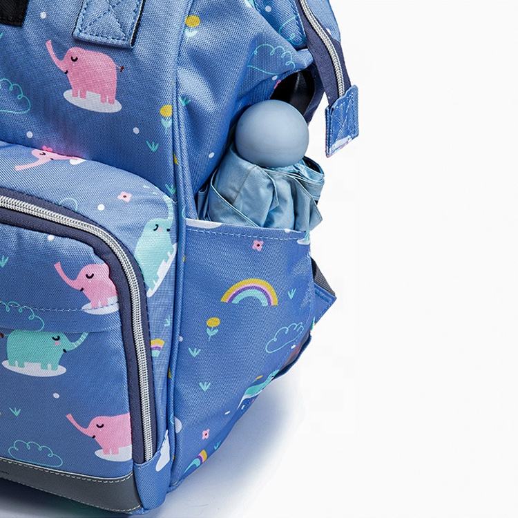 Bolsa de pañales de maternidad Mochila Bolsa de pañales Bolsas de bebé para mamá y papá con puerto de carga USB