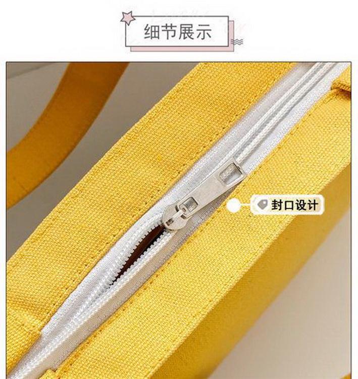 Bolso de mano de viaje de algodón de lona para hombre de precio barato de tamaño estándar de fabricante de China con cremallera
