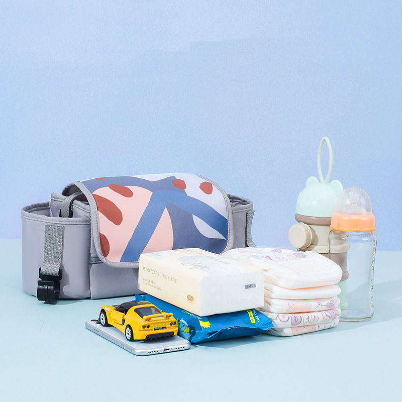 Organizador Universal para cochecito de bebé, bolsa de almacenamiento de pañales para mamá y bebé, organizador de pañales de gran espacio