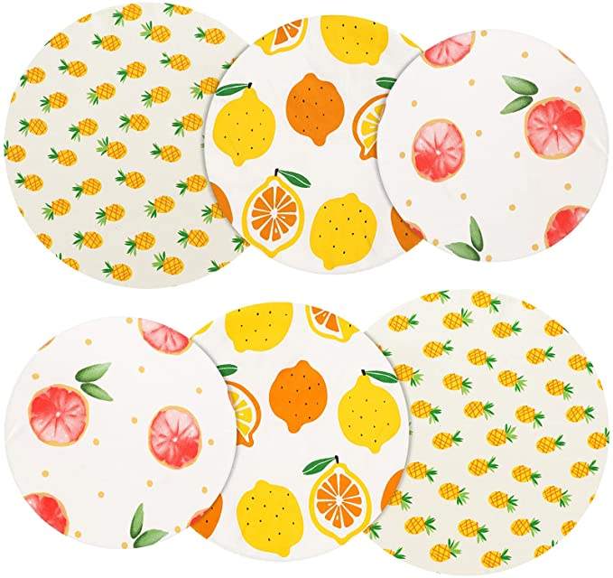 Cubiertas reutilizables para tazones, cubierta de tela para alimentos, tazones elásticos, cubiertas de almacenamiento, cubiertas coloridas para contenedores de almacenamiento de alimentos para cocina, Picnic