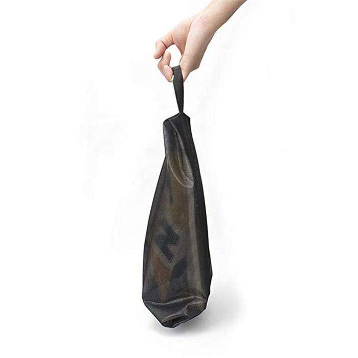 Bolsa grande ligera impermeable para almacenamiento de zapatos para mujer, bolsa para embalaje de polvo, malla de TPU, resistente al agua, bolsa de viaje personalizada para zapatos con cremallera